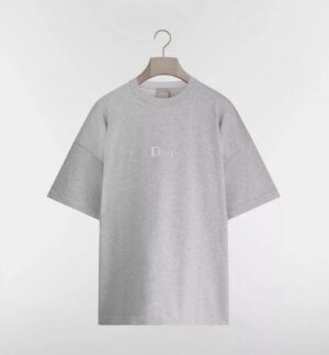 디* 오버핏 로고 자수 반소매 티셔츠 693M604A7031