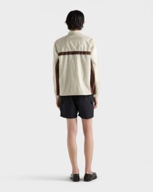 프라* Re-Nylon 배색 집업 재킷 RA3675 - 이미지 4