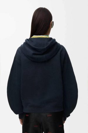 로에* 플라멩코 코튼 후드 집업 RA5223 - 이미지 5