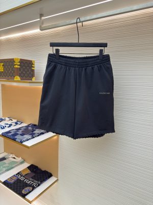 Alternative view of 발렌시아* 크리스털 로고 디스트로이드 스웨트 쇼츠 1680374-A50
