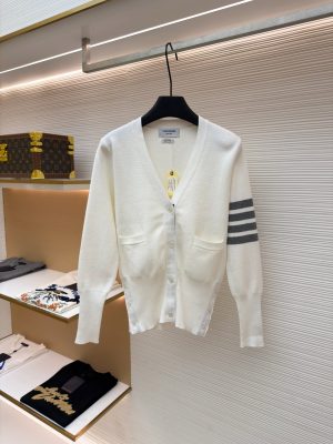 Alternative view of 톰브라* 여성 4바 스트라이프 V넥 가디건 1681184-A85