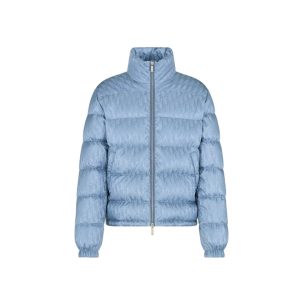 디* 오블리크 자카드 하이넥 다운 패딩 66ST408