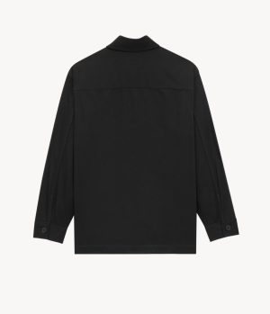 생로* YSL 자수 포켓 코튼 셔츠 재킷 66ST610 - 이미지 3