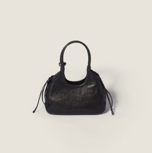 미우미* 아이비 나파 레더 토트백 5BA337 - 이미지 3