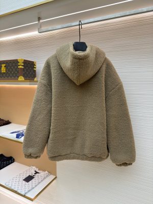 셀린* 트리옹프 자수 보아 후드 집업 재킷 1687498 - 이미지 4
