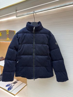 Alternative view of 버버* 코듀로이 하이넥 다운 패딩 네이비 1685878